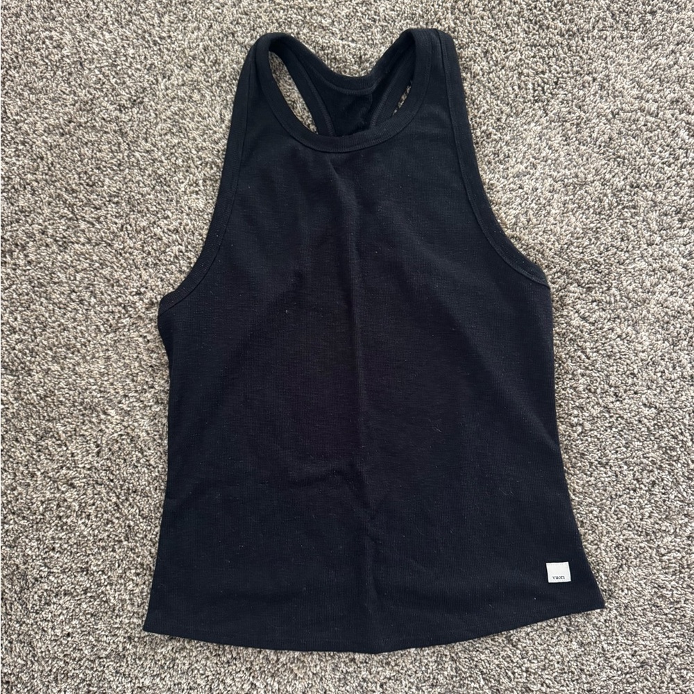Vuori Black Racerback Tank Top- medium